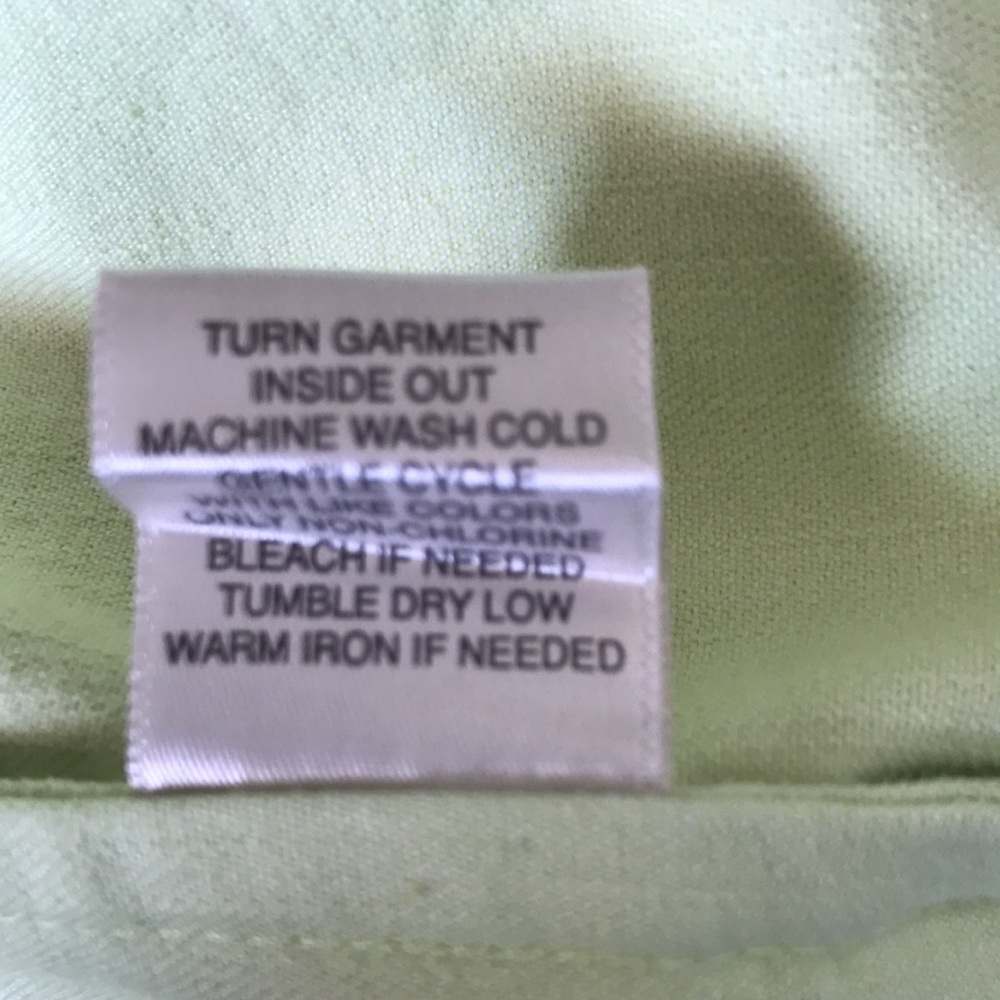 Christopher & Banks, lime green jean jacket, size M - Picture 6 of 9